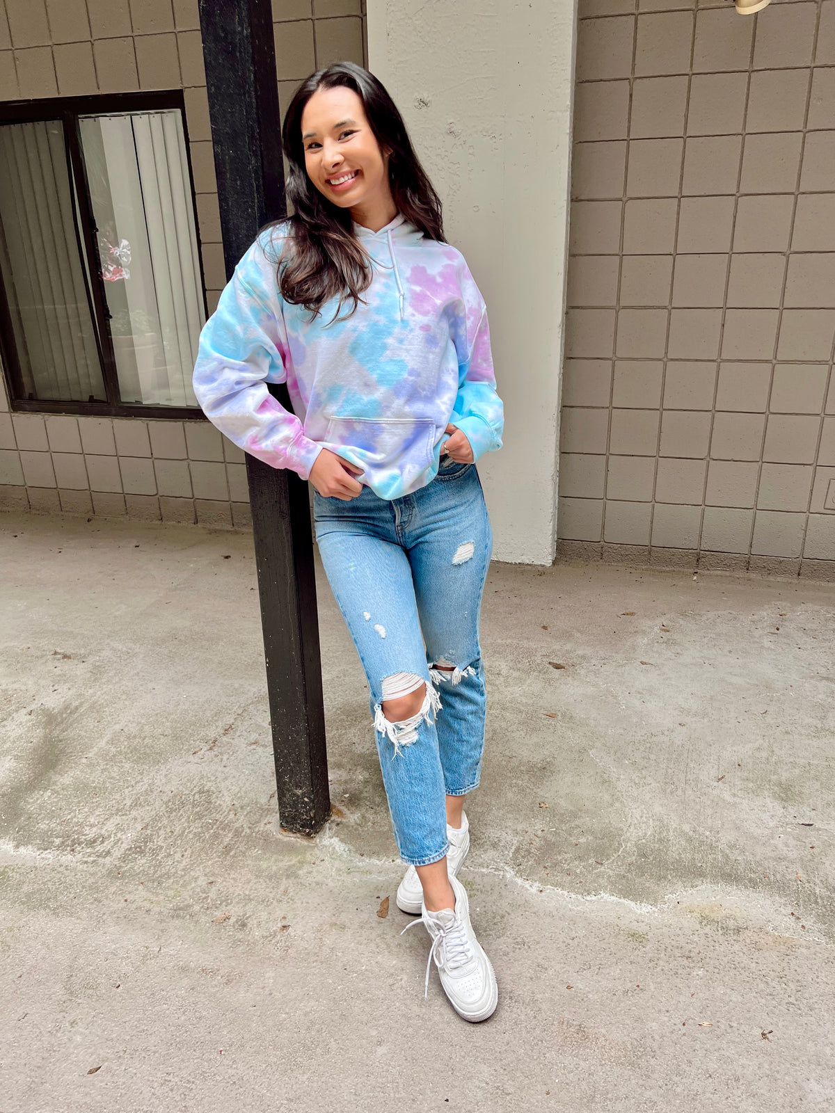 Tie Dye Hoodie - Pastel Dream - Brighter Dyes