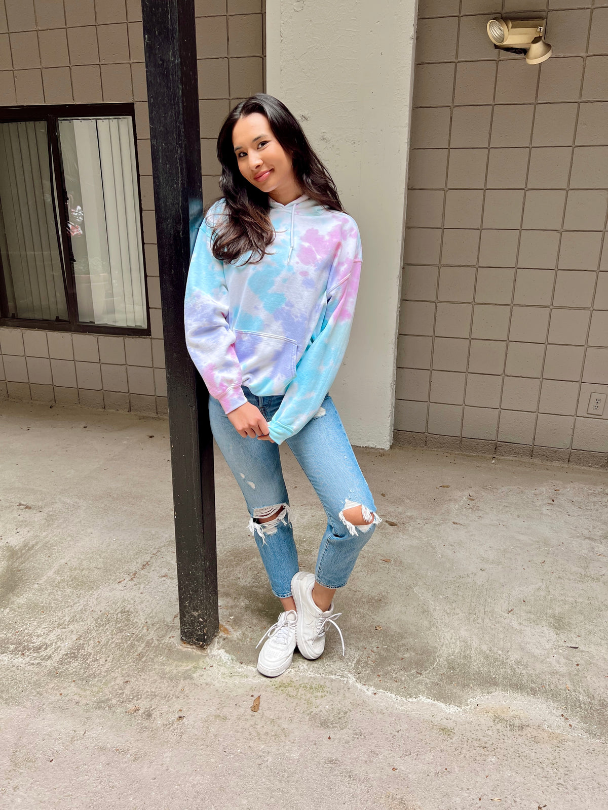 Tie Dye Hoodie - Pastel Dream - Brighter Dyes